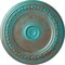 Ekena Millwork Carlsbad Ceiling Medallion (Fits Canopies up to 5 1/2"), 31 1/8"OD x 1 1/2"P, Copper Green Patina CM31CACGS - alternate 1